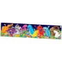 Puzzle lung de podea Dinozauri colorati cu peste 50 de piese 152.4 cm lungime 3-6 ani